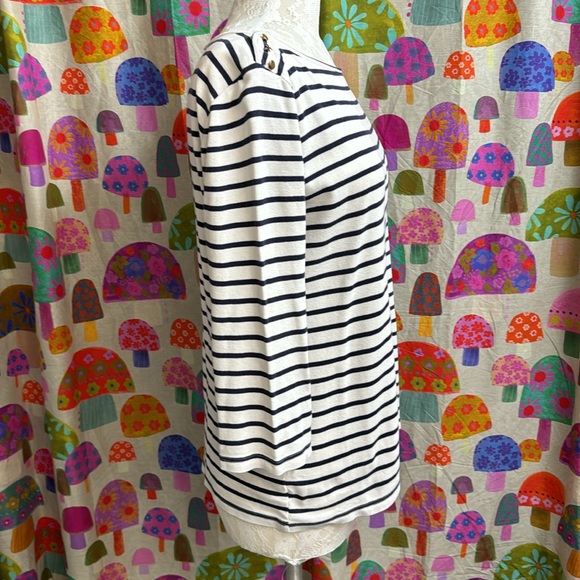Ann Taylor Boat Neck Long Sleeve Top. LP - Picture 2 of 7